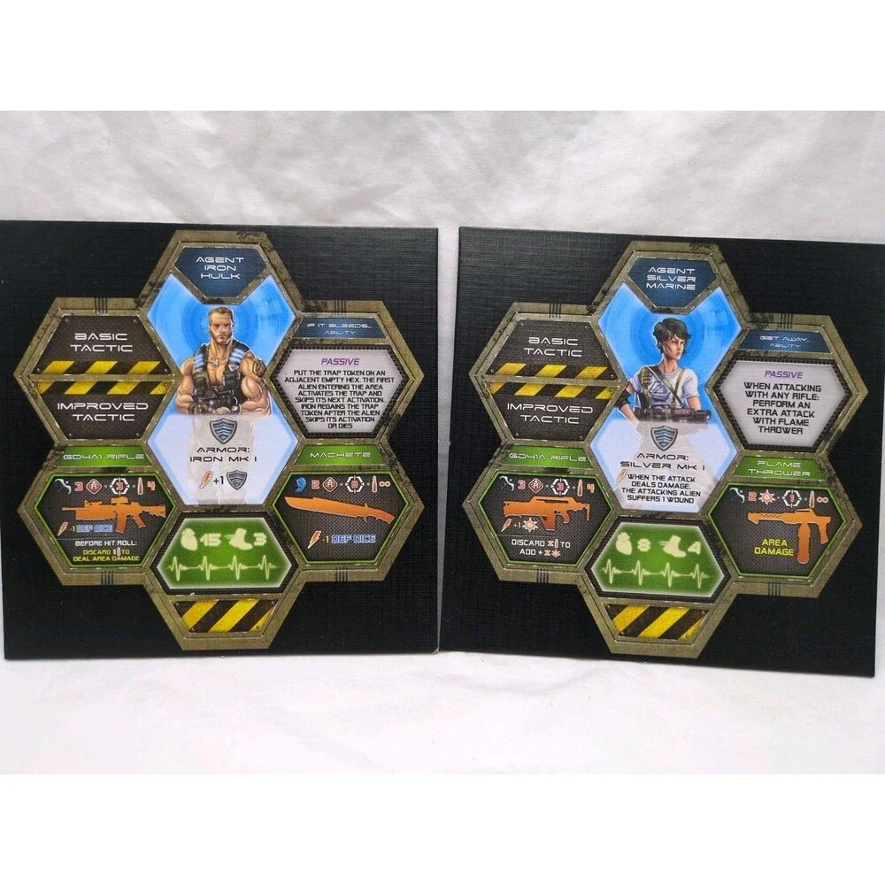 Ares Galaxy Defender Promo Kickstarter Agents Iron Hulk And Silver Marine